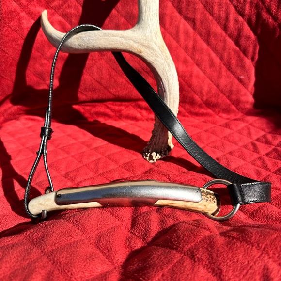 YVES SAINT LAURENT MOMBASA BELT NATURAL DEER HORN TRIBUTE 2003 TOM FORD RUNWAY - Picture 1 of 6